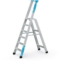 Zarges Stehleiter Seventec S mit Sicherheitsplattform 6 Stufen