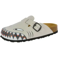 Clog LICO "Clog Bioline Clog Kids", Gr. 32, grau, Synthetik, Schuhe Clog