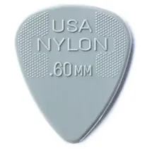 Dunlop Nylon Standard 0,60 mm 12er Pack Plektren für Gitarre