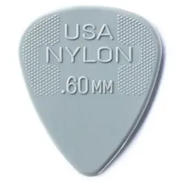 Dunlop Nylon Standard 0,60 mm 12er Pack Plektren für Gitarre