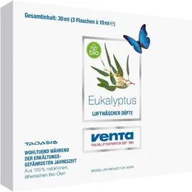 Venta Bio-Duft Eukalyptus 3 x 10ml % Natürliche Ätherische Bio-Öle, 10 ml
