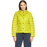 Cartoon Steppjacke mit abnehmbarer Kapuze in neon Yellow | 40 EU