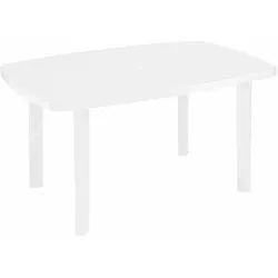 PROGARDEN  Faro Faro Tisch, 140x90 cm, weiß