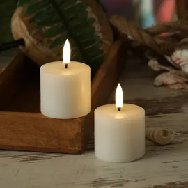 uYuni LED Mini Kerze Thea 5 cm weiß