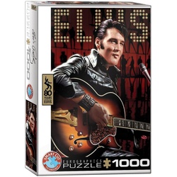 EUROGRAPHICS Puzzle »Elvis Presley Comeback Konzert 1000-Teile Puzzle«, Puzzleteile bunt