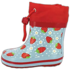 Beck Gummistiefel Erdbeere Blau 19