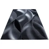 Ayyildiz Teppich PLUS 8008, rechteckig, Wohnzimmer, 59761650-3 grau/schwarz 6 mm