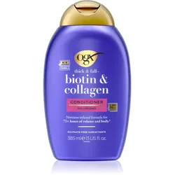 OGX Biotin & Collagen Schaum für größere Haardichte bei sehr empfindlichen und schütter werdenden Haaren für mehr Haarvolumen 385 ml