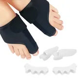 WUSANNA 6 Stück Valgus Korrektur Schiene, Hallux Valgus Korrektur Hallux Valgus Hallux Valgus Schiene Hallux Valgus Zehenspreizer Zehenspreizer aus Silikon Hallux Schiene, Universalgröße