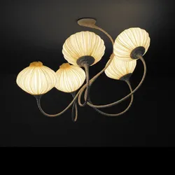 5 Palms Chandelier, 16 Farben