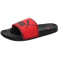 PUMA Unisex Leadcat 2.0 Sandal, Black-High Risk Red, 38 EU - 38 EU