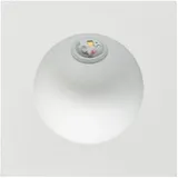 EVN P-LED Wandeinbauleuchte 2W 3000K IP54 Aluminium Glas