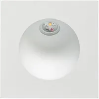 EVN P-LED Wandeinbauleuchte 2W 3000K IP54 Aluminium Glas