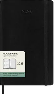MOLESKINE Buchkalender Wochenkalender 2025 schwarz
