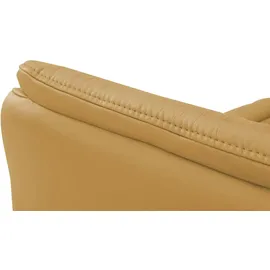 Hukla Relaxsessel Pascal Leder 83 x 105 x 90 cm Gelb drehbar