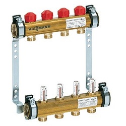 Viessmann Heizkreisverteiler mit Durchflussanzeige für 5 Kreise