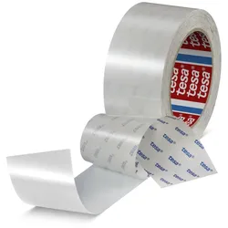 tesa 60960 Strapazierfähiges und kratzfestes Bodenmarkierungsband 50mmx20m weiss