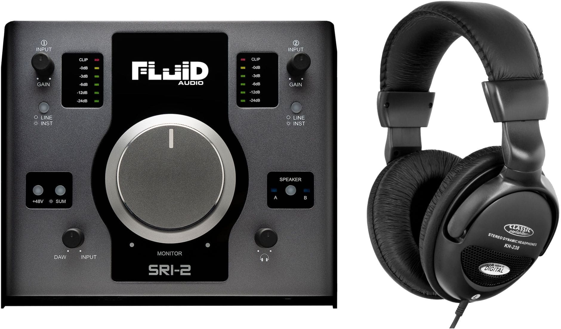 Fluid Audio SRI-2 USB Audio Interface Set