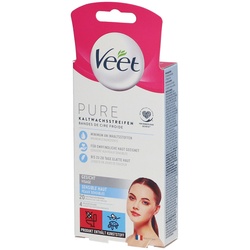 Veet® EasyGrip Kaltwachsstreifen Gesicht Streifen 20 St Frauen 20 St Streifen