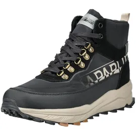 Napapijri Schnürstiefel schwarz / weißmeliert 44