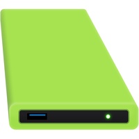 Digittrade HipDisk Externe Festplatte SSD 500GB 2,5 Zoll USB 3.0 mit austauschbarer Silikon-Schutzhülle grün Festplattengehäuse stoßfest wasserdicht