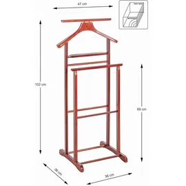 Haku-Möbel Herrendiener Kirsche 47 x 102 x 36 cm