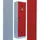 Lüllmann Umweltschrank 195 x 50 x 42 cm Rot