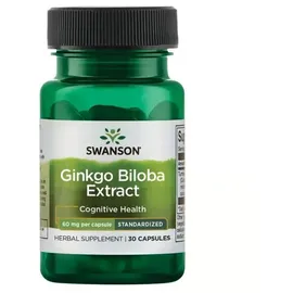 Swanson Ginkgo Biloba Extrakt Kapseln 30 St.