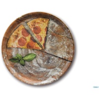 Saturnia 04Z32019 Napoli Flour Pizzateller, 31cm, Porzellan, Pizza, 1 Stück