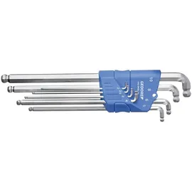 Gedore Innen-Sechskant Winkelschraubendreher-Set 2 mm, 2,5 mm, 3 mm, 4 mm, 5 mm, 6 mm, 8 mm, 10 mm 8teilig