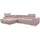 Mirjan24 Eckcouch Cord mit Bettkasten 2-Sitzer Rosa