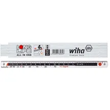 Wiha Zollstock 33232 Weiß 2 m