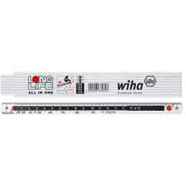 Wiha Zollstock 33232 Weiß 2 m
