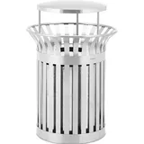 Ulsonix Abfalleimer rund 12 l Silber