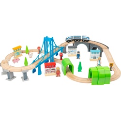 Small Foot Spielzeug-Eisenbahn »Holzeisenbahn Brückenschlag«