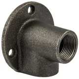 Gebo Temperguss-Gewindefitting schwarz Deckenwinkel, Ig x Ig 1 Zoll, Typ 471, Dvgw