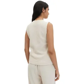 Someday Sweat-Top im Westenstil Ulida Weiß 42
