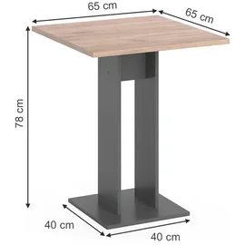 Vicco Esstisch Repose, Anthrazit, Goldkraft Esszimmer Tisch