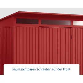 Hörmann Gerätehaus Trend-P 2,38 x 1,08 m Purpurrot