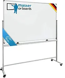 master of boards Whiteboard Magnetisch Lackierter Stahl 120 (B) x 90 (H) cm