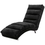 Lvhom Relaxliege, Schwarz, Textil, 55x84x148 cm, Wohnzimmer, Sessel, Relaxliegen