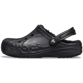 Crocs Unisex Baya Lined Clog, Black/Black, 36/37 EU