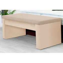 Bettbank, beige (creme, beige), WESTFALIA SCHLAFKOMFORT, Sitzbänke