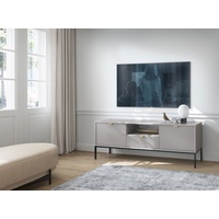 Feldmann-Wohnen Lowboard Nova TV-Unterschrank 154cm grau 2-türig MDF