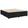 vidaXL Boxspringbett mit Matratze Schwarz 180x200 cm Samt