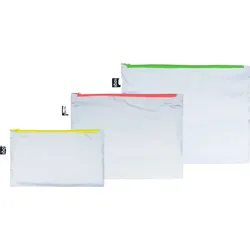 Loqi Neon Unterarmtaschen mit reflektierender Beschichtung 3 St.