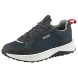 Hugo Kane_Runn Sneaker, Halbschuh, Freizeitschuh, Outdoorsneaker im Material-Mix blau 36 EU