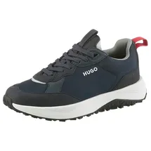 Hugo Kane_Runn Sneaker, Halbschuh, Freizeitschuh, Outdoorsneaker im Material-Mix blau 36 EU