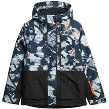 Superdry Ultimate Freestyle Skijacke Blau/Weiß XL