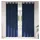 vidaXL Verdunkelungsvorhänge 2 pcs Dunkelblau 140 x 245 cm Samt